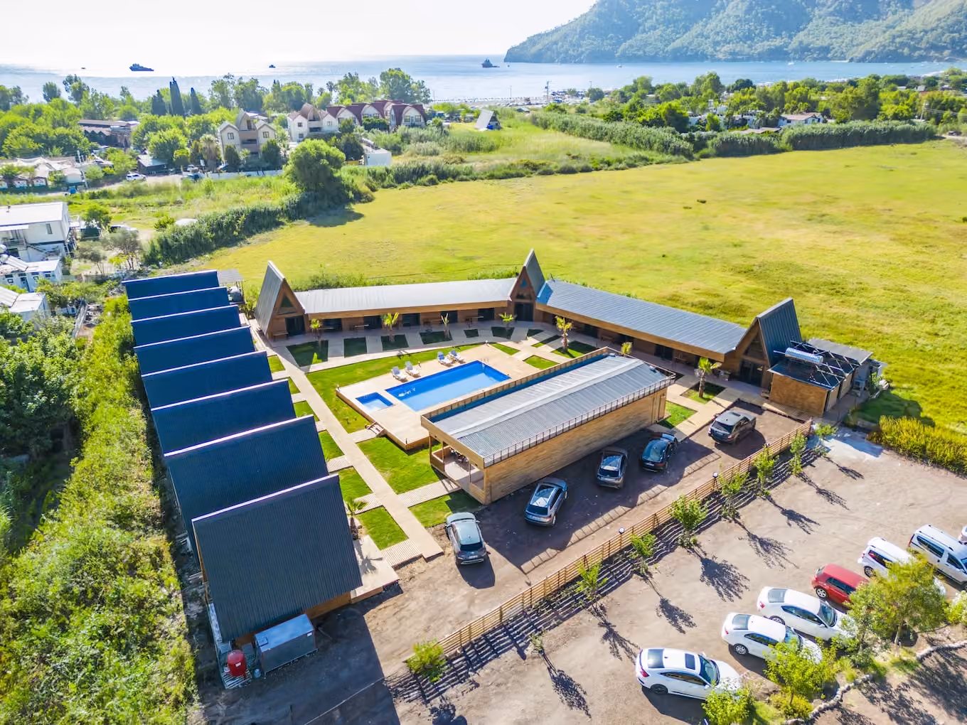 Araz Wooden Concept'in havadan görünümü